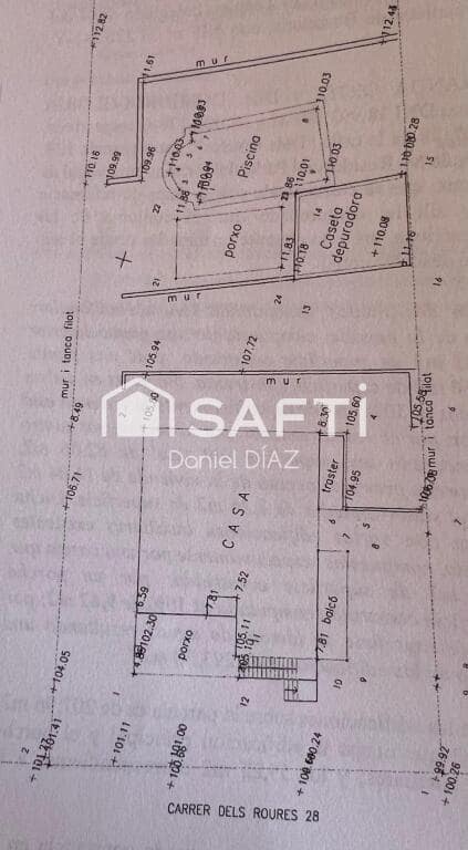 7 sypialnia Finka/Dom wiejski na sprzedaż w Macanet de la Selva z basenem garażem - 315 000 € (Ref: 9174110)