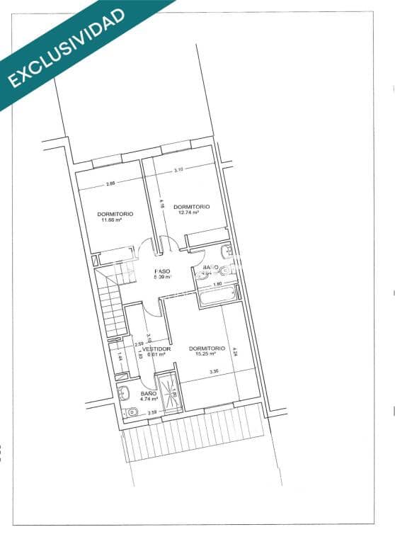 4 soverom Rekkehus til salgs i Martin Miguel med garasje - € 190 000 (Ref: 9174325)