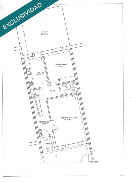 4 soverom Rekkehus til salgs i Martin Miguel med garasje - € 190 000 (Ref: 9174325)