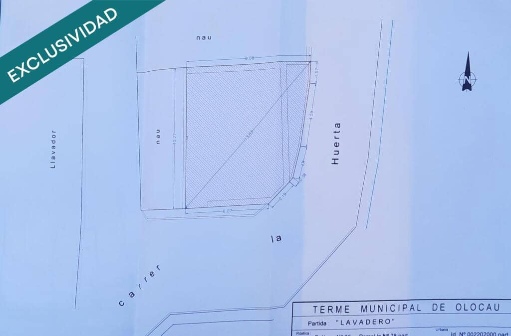 Byggegrund til salg i Olocau - € 52.500 (Ref: 9174497)