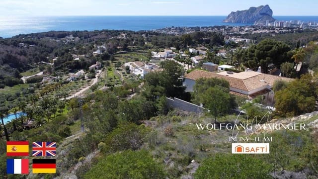 Byggetomt til salgs i Benissa - € 540 000 (Ref: 9181013)