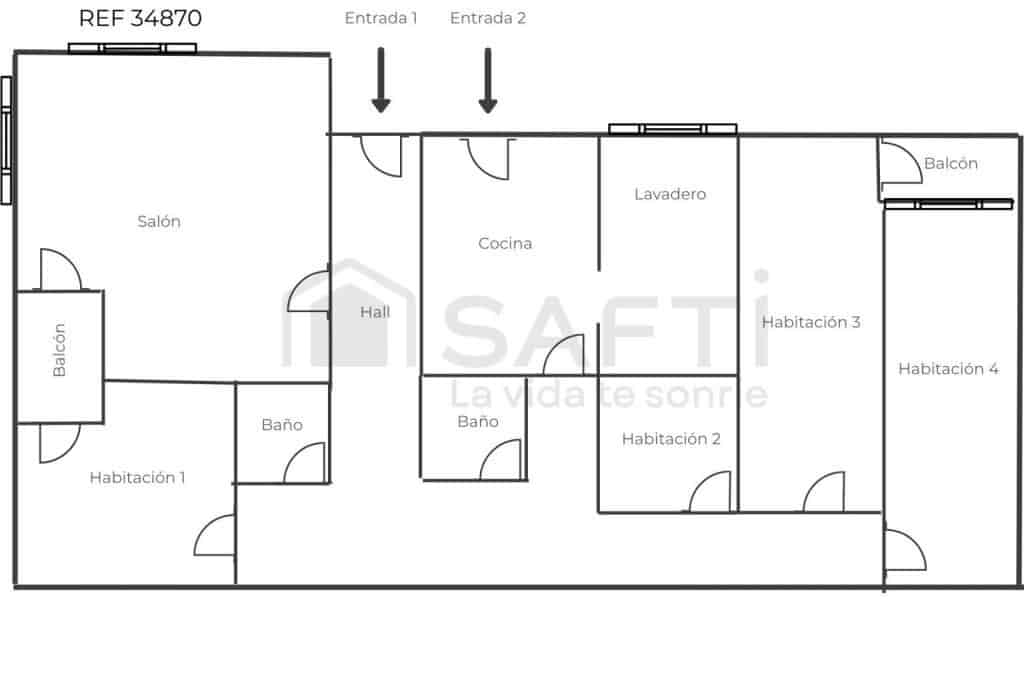 4 soveværelse Lejlighed til salg i Cadiz by med garage - € 490.000 (Ref: 9185434)