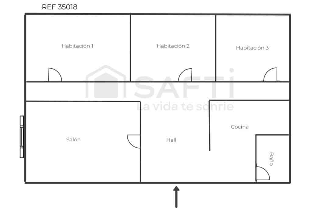 3 soverom Leilighet til salgs i Cadiz by - € 247 000 (Ref: 9193845)