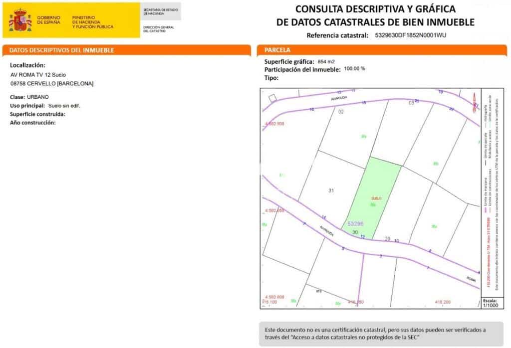 Byggegrund til salg i Cervello - € 55.000 (Ref: 9202457)