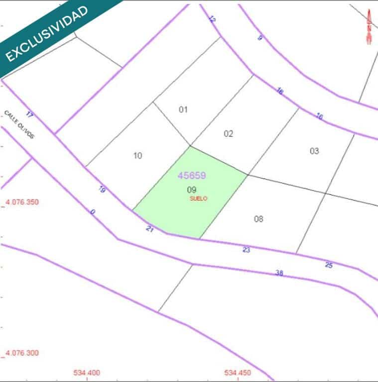 Byggetomt til salgs i La Envia Golf - € 68 888 (Ref: 9236476)