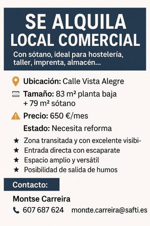 Gewerbe zu vermieten in Santiago de Compostela - 400 € (Ref: 9272364)