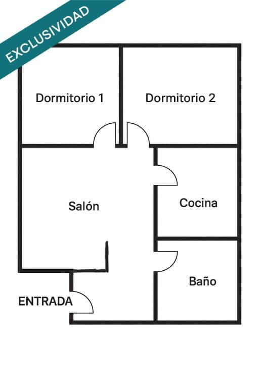 2 soverom Leilighet til salgs i Madrid by - € 215 000 (Ref: 9297266)