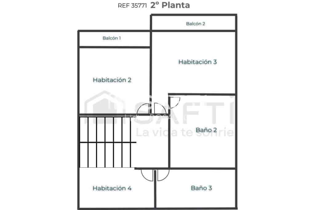 4 soverom Rekkehus til salgs i Molina de Segura med garasje - € 249 000 (Ref: 9321736)