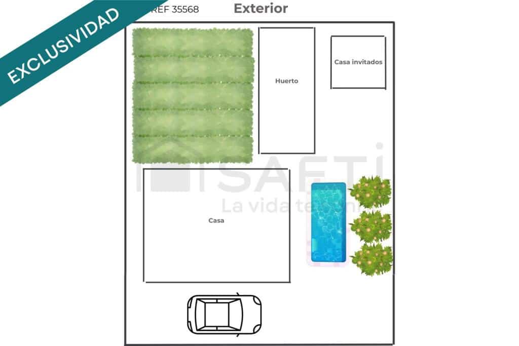 4 makuuhuone Huvila myytävänä paikassa Castello de la Plana mukana uima-altaan 
autotalli - 550 000 € (Ref: 9330520)