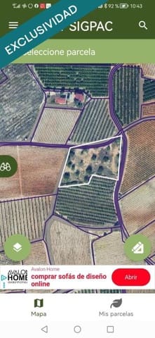 Ubebygd land til salgs i Godelleta - € 70 000 (Ref: 9344646)