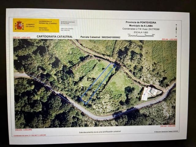 Rakentamaton maa myytävänä paikassa A Lama - 6 540 € (Ref: 9355764)