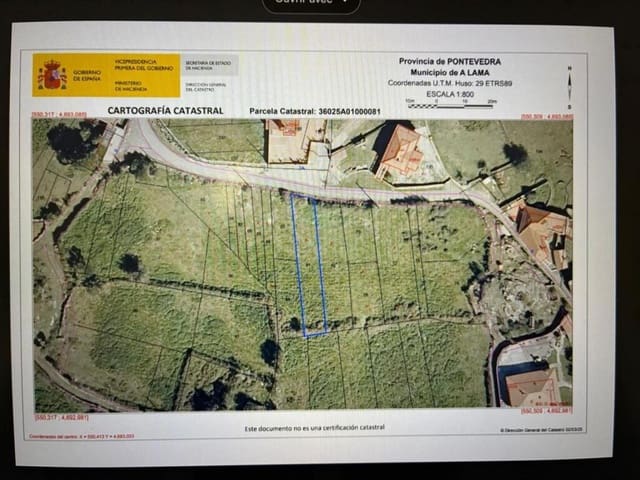 Rakentamaton maa myytävänä paikassa A Lama - 5 970 € (Ref: 9355767)