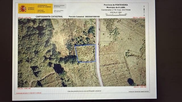 Rakentamaton maa myytävänä paikassa A Lama - 11 340 € (Ref: 9362310)