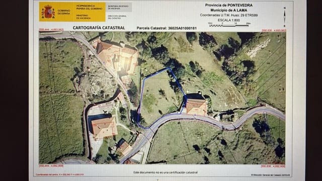 Byggetomt til salgs i A Lama - € 17 475 (Ref: 9362311)