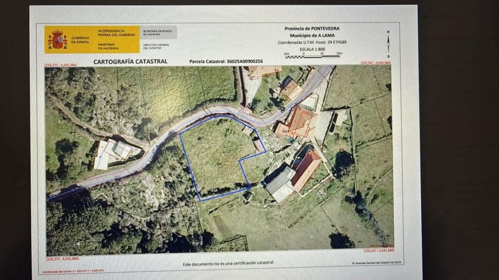 Teren niezagospodarowany na sprzedaż w A Lama - 21 915 € (Ref: 9362312)