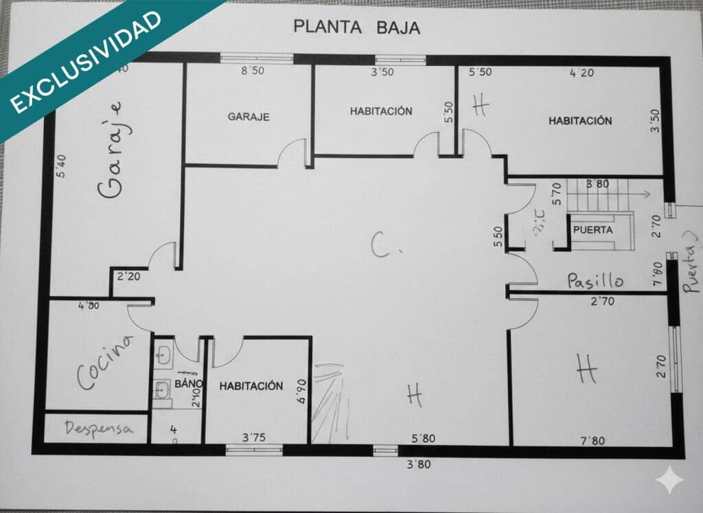 Adosado de 6 habitaciones en Teresa de Cofrentes en venta con garaje - 75.000 € (Ref: 9398365)