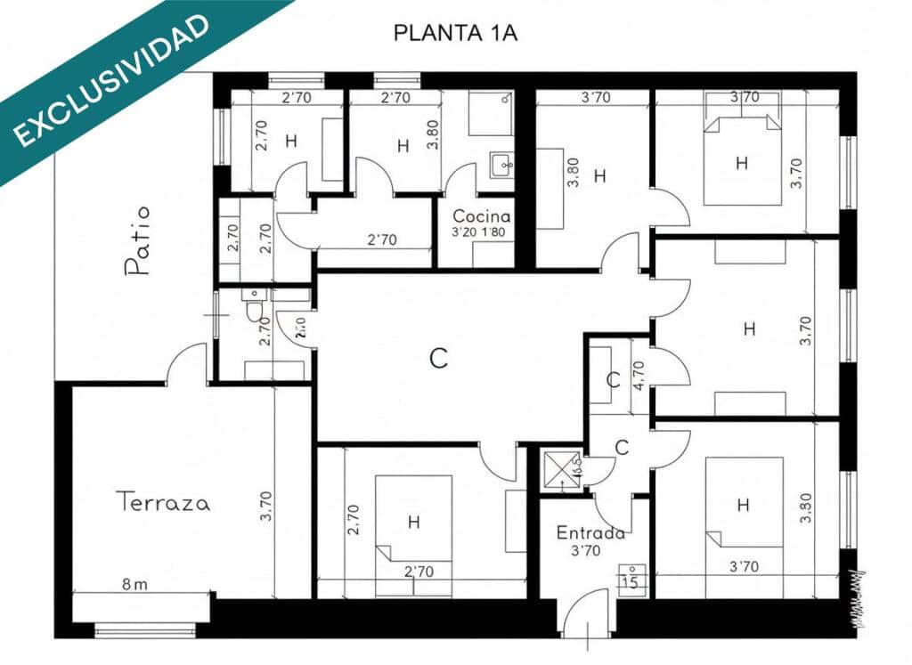 Adosado de 6 habitaciones en Teresa de Cofrentes en venta con garaje - 75.000 € (Ref: 9398365)