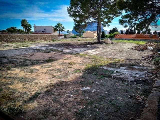 Byggetomt til salgs i Cometa - Carrió, Calpe / Calp - € 1 050 000 (Ref: 9415778)