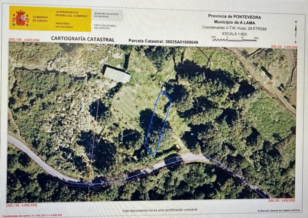 Działka budowlana na sprzedaż w A Lama - 5 235 € (Ref: 9443177)