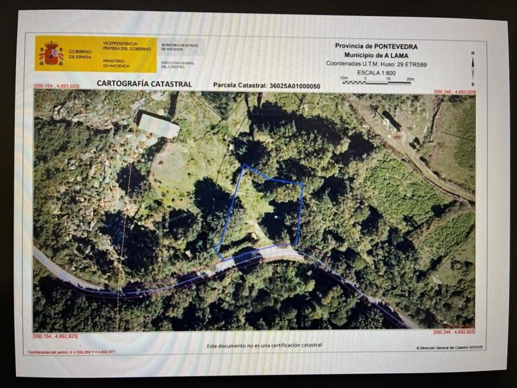 Działka budowlana na sprzedaż w A Lama - 15 105 € (Ref: 9443178)