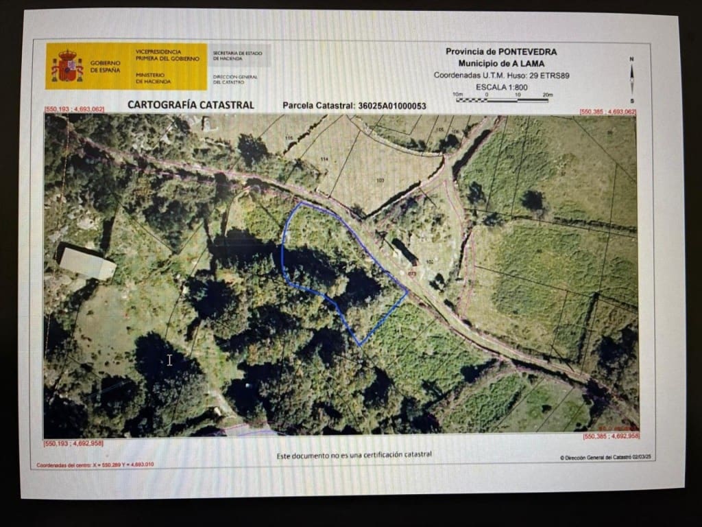 Byggegrund til salg i A Lama - € 14.355 (Ref: 9443179)