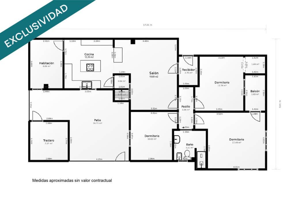Apartamento de 3 habitaciones en Agullent en venta - 105.000 € (Ref: 9474746)