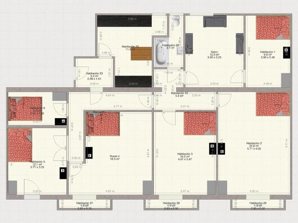 6 soveværelse Lejlighed til salg i Barcelona by - € 490.000 (Ref: 9504033)