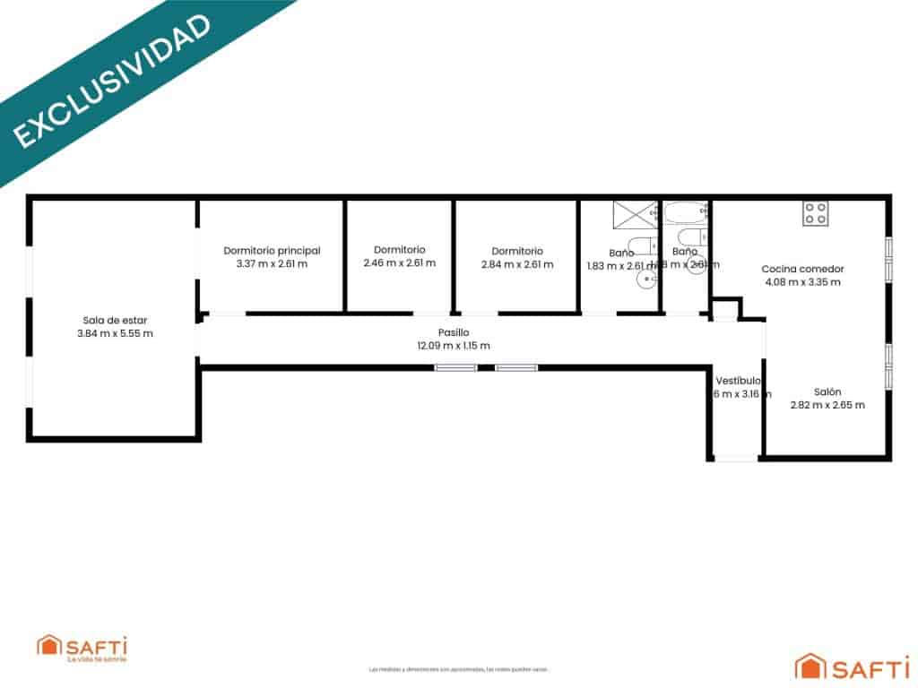 3 soveværelse Lejlighed til salg i Madrid by med garage - € 1.267.000 (Ref: 9518770)