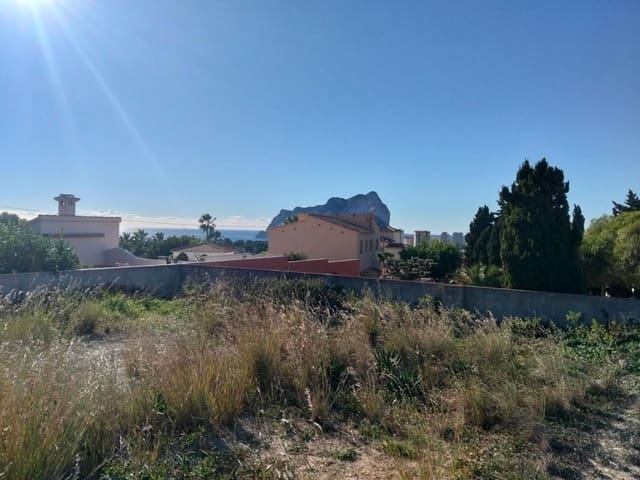 Tontti myytävänä paikassa Cometa - Carrió, Calpe / Calp - 1 100 000 € (Ref: 9540973)