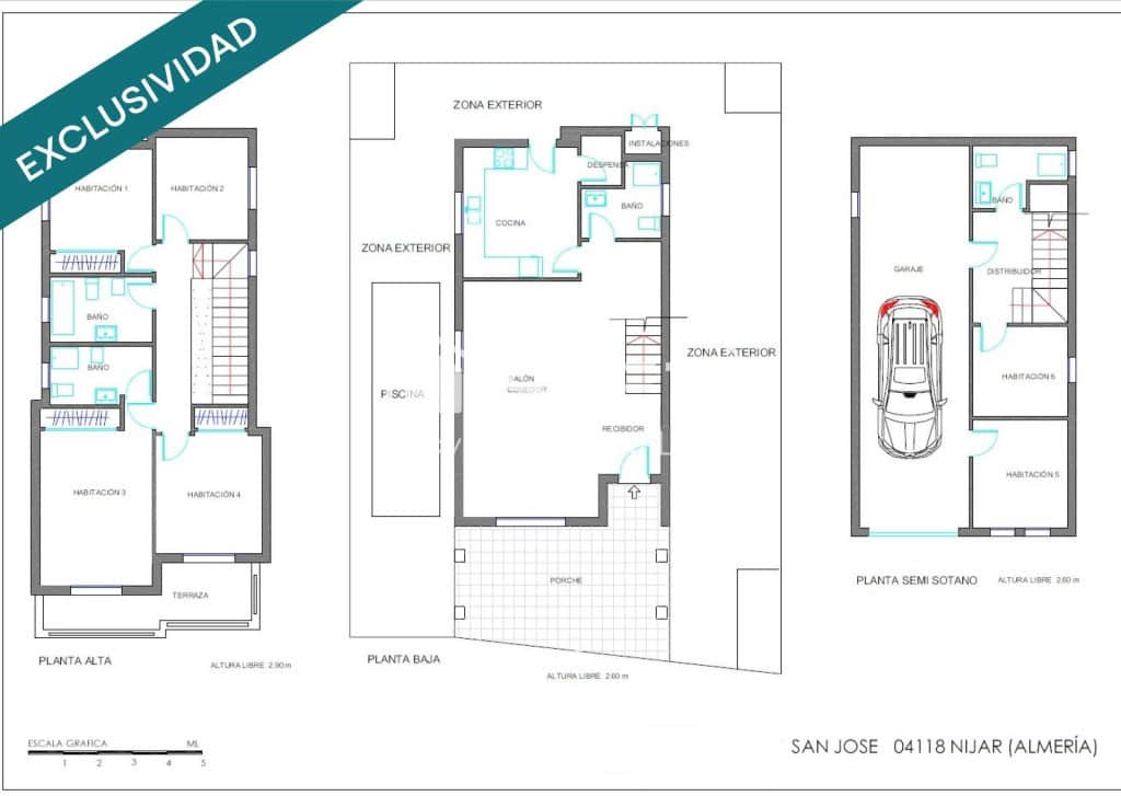 6 bedroom Villa for sale in Nijar with pool garage - € 680,000 (Ref: 9540983)