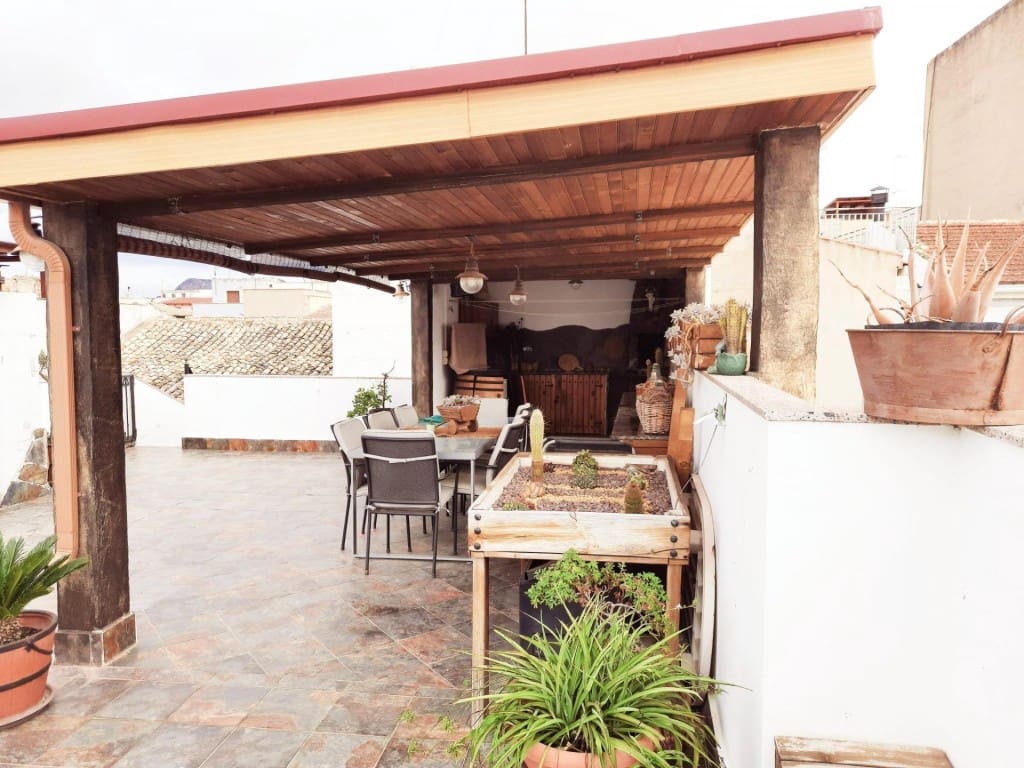 4 chambre Villa/Maison Mitoyenne à vendre à Monovar / Monover avec garage - 190 000 € (Ref: 9594928)