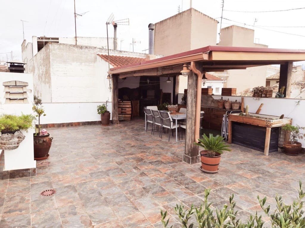 4 chambre Villa/Maison Mitoyenne à vendre à Monovar / Monover avec garage - 190 000 € (Ref: 9594928)