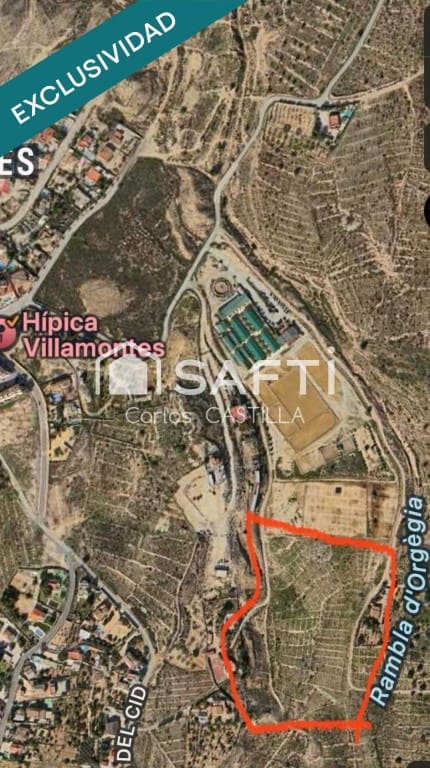 Undeveloped Land for sale in San Vicente / Sant Vicent del Raspeig - € 125,000 (Ref: 9594953)