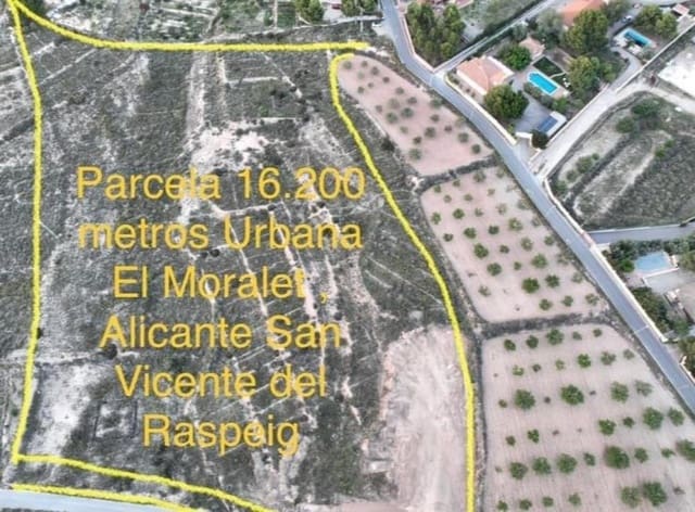 Solar/Parcela en Moralet, Alicante / Alacant ciudad en venta - 415.000 € (Ref: 9594958)