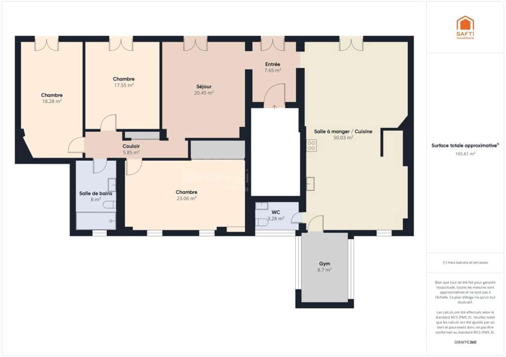 3 soveværelse Lejlighed til salg i Palma de Mallorca - € 835.000 (Ref: 9595060)