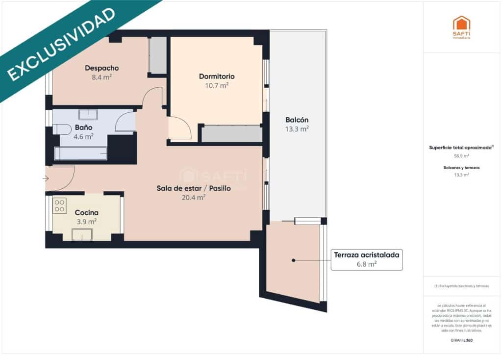 Apartamento de 2 habitaciones en Palma de Mallorca en venta - 419.000 € (Ref: 9595063)