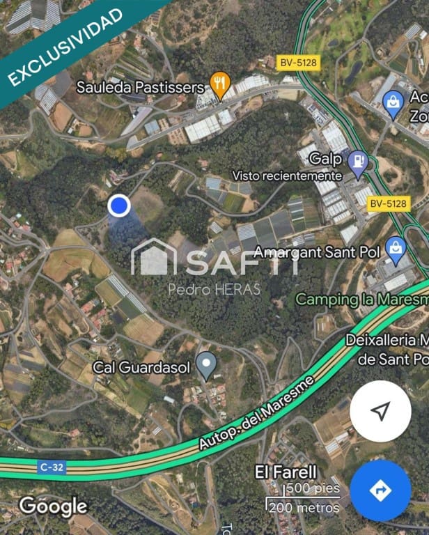 Teren niezagospodarowany na sprzedaż w Sant Pol de Mar - 90 000 € (Ref: 9595112)