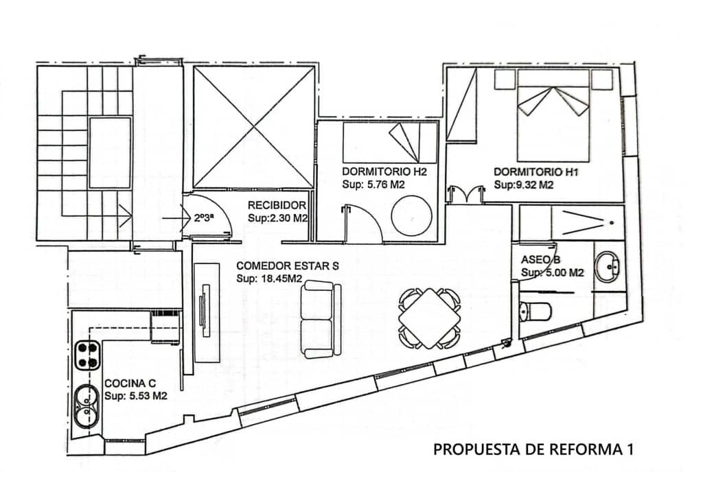 3 camera da letto Appartamento in vendita in Barcelona citta - 259.000 € (Rif: 9595169)