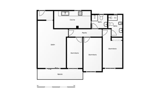 3 soveværelse Lejlighed til salg i Pineda de Mar med swimmingpool - € 235.000 (Ref: 9595177)