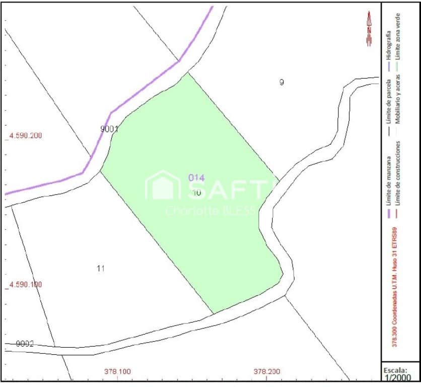 Solar/Parcela en La Llacuna en venta - 45.000 € (Ref: 9595185)