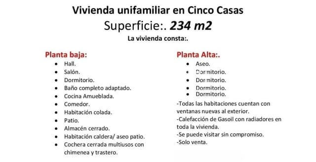 4 sypialnia Willa na sprzedaż w Alcázar de San Juan - 115 000 € (Ref: 9595275)