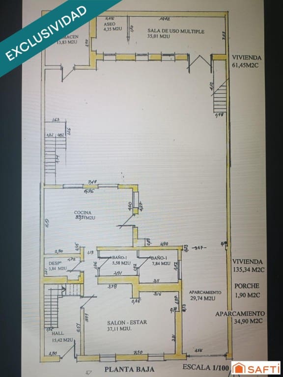 Chalet de 3 habitaciones en Arenas de San Juan en venta con piscina garaje - 220.000 € (Ref: 9595288)