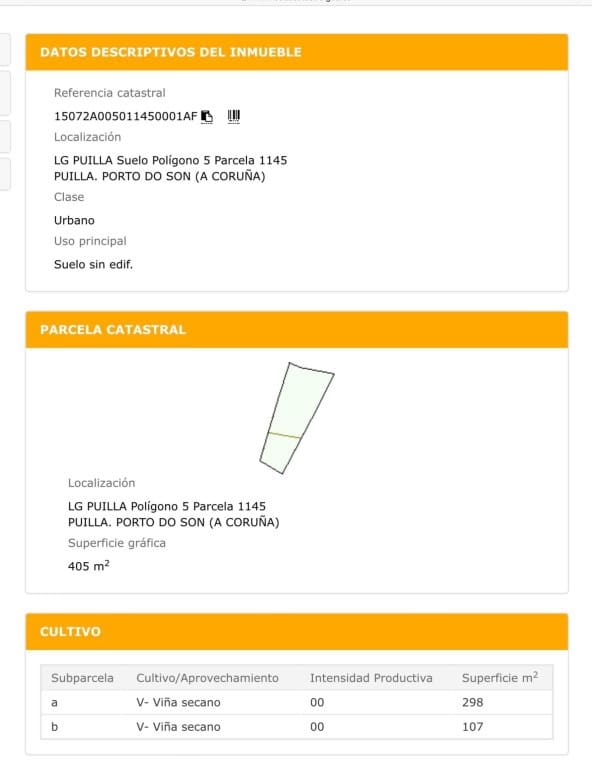 Solar/Parcela en Porto do Son en venta - 38.000 € (Ref: 9595332)