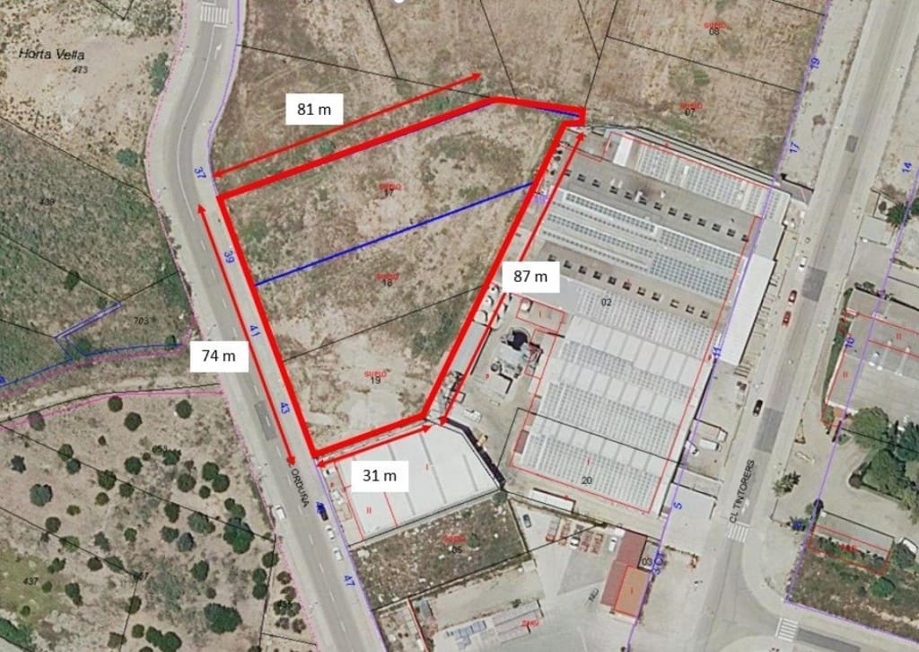 Building Plot for sale in Betera - € 1,261,250 (Ref: 9595611)