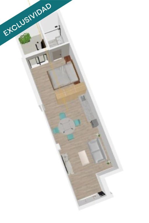 Studio na sprzedaż w Miasto Walencja - 126 000 € (Ref: 9595613)