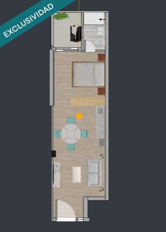 Studio na sprzedaż w Miasto Walencja - 126 000 € (Ref: 9595613)