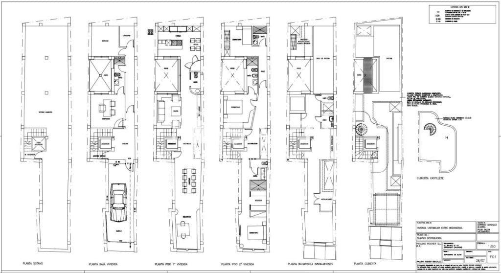 5 sovrum Radhus till salu i Valencia stad med pool garage - 690 000 € (Ref: 9595618)