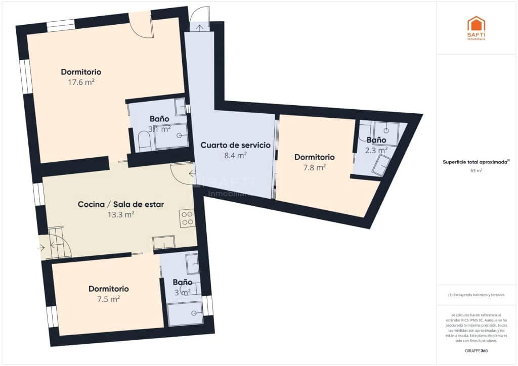3 sovrum Lägenhet till salu i San Jose / Sant Josep de Sa Talaia - 610 000 € (Ref: 9595643)