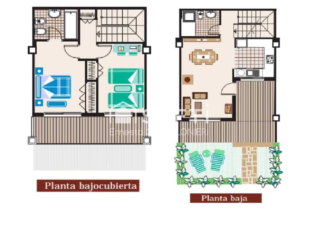 2 makuuhuone Rivitalo myytävänä paikassa Sant Jordi - 207 500 € (Ref: 9595656)