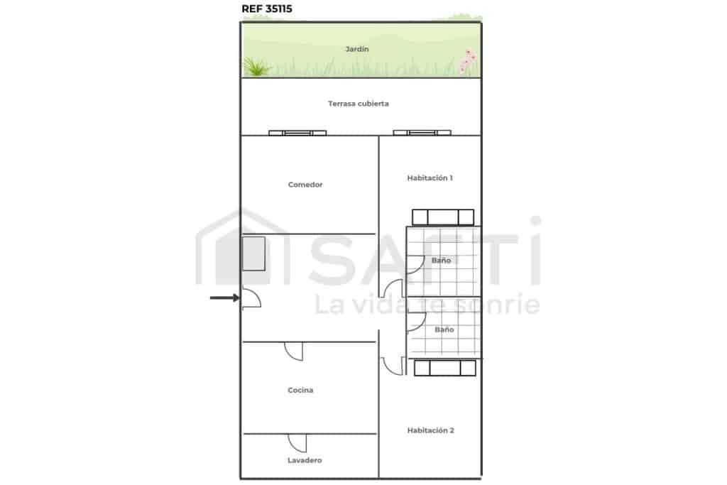 2 sypialnia Apartament na sprzedaż w Sant Jordi z basenem garażem - 175 000 € (Ref: 9595657)